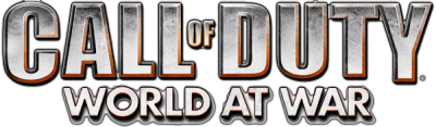 Call of Duty World at War title screen for Nintendo DS